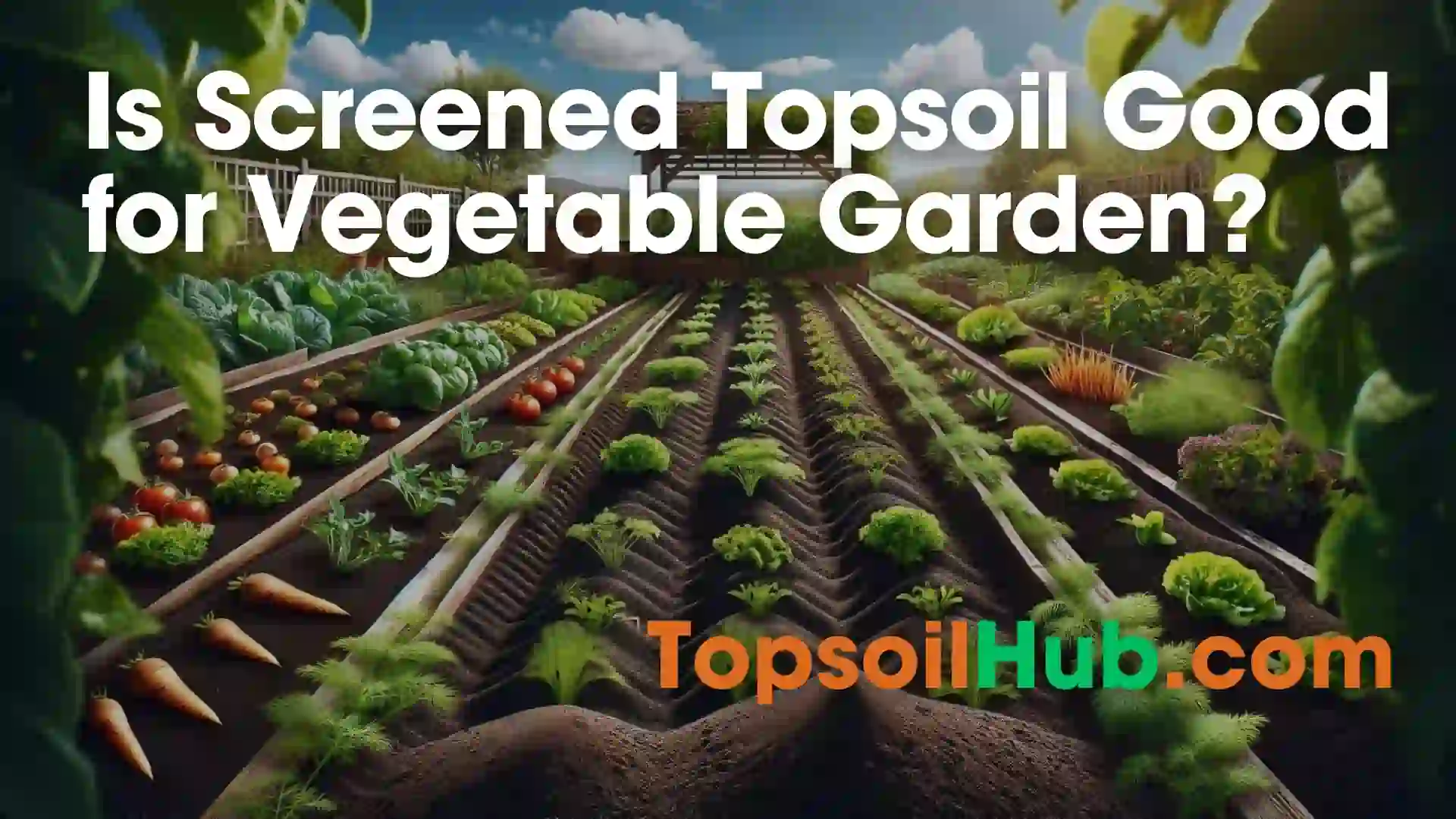 Is Screened Topsoil Good for Vegetable Garden