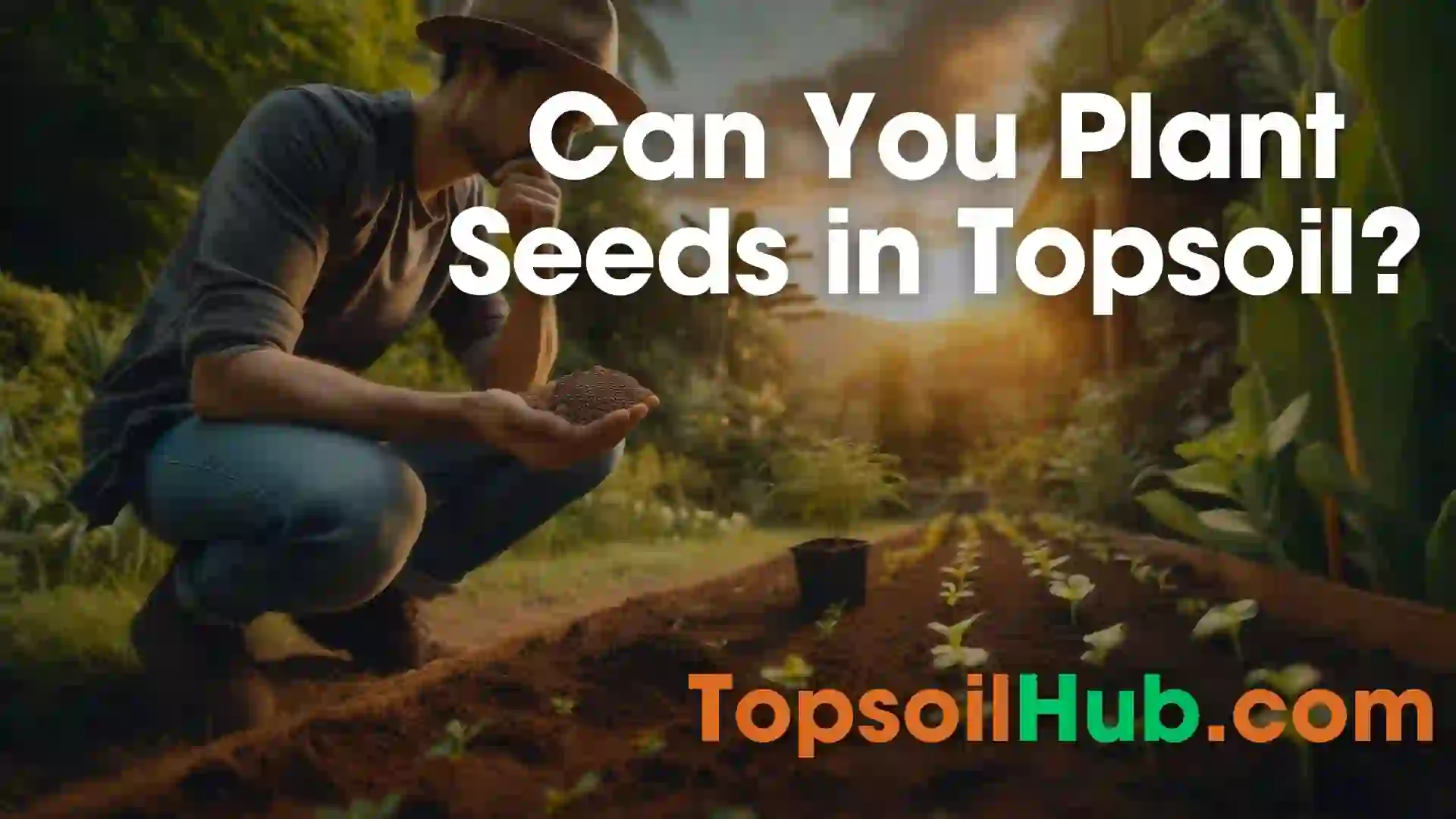 Can You Plant Seeds in Topsoil