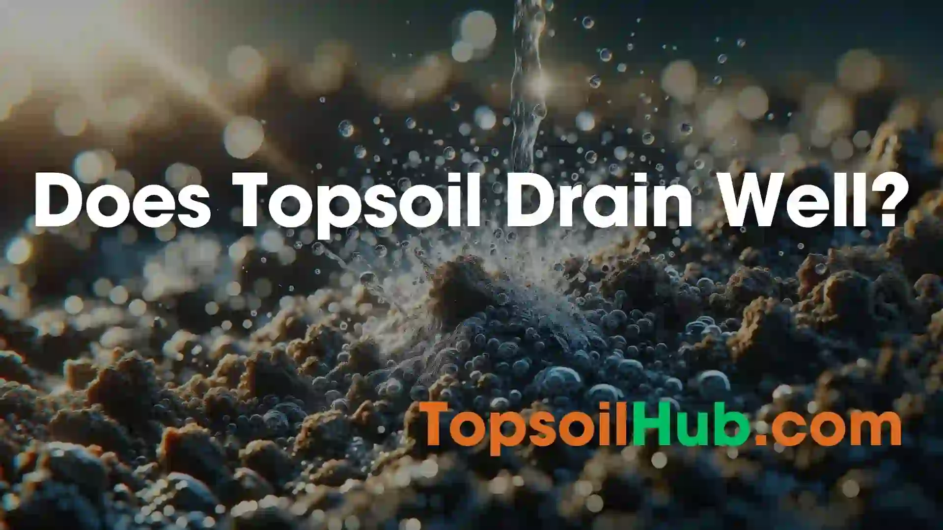 Does Topsoil Drain Well